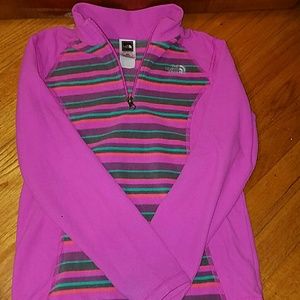 Girls north face sweater